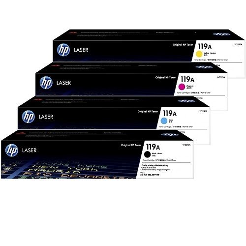 Original Cartridge - HP - 119A (W2090A/ W2091A/ W2092A/ W2093A) 4 Pack