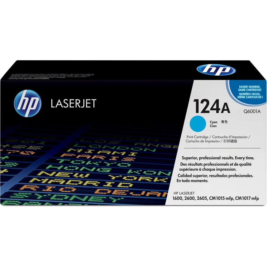 Original Cartridge - HP - 124A (Q6001A) Cyan