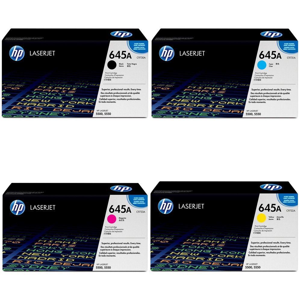 Original Cartridge - HP - 645A (C9730A/ C9731A/ C9732A/ C9733A) 4 Pack