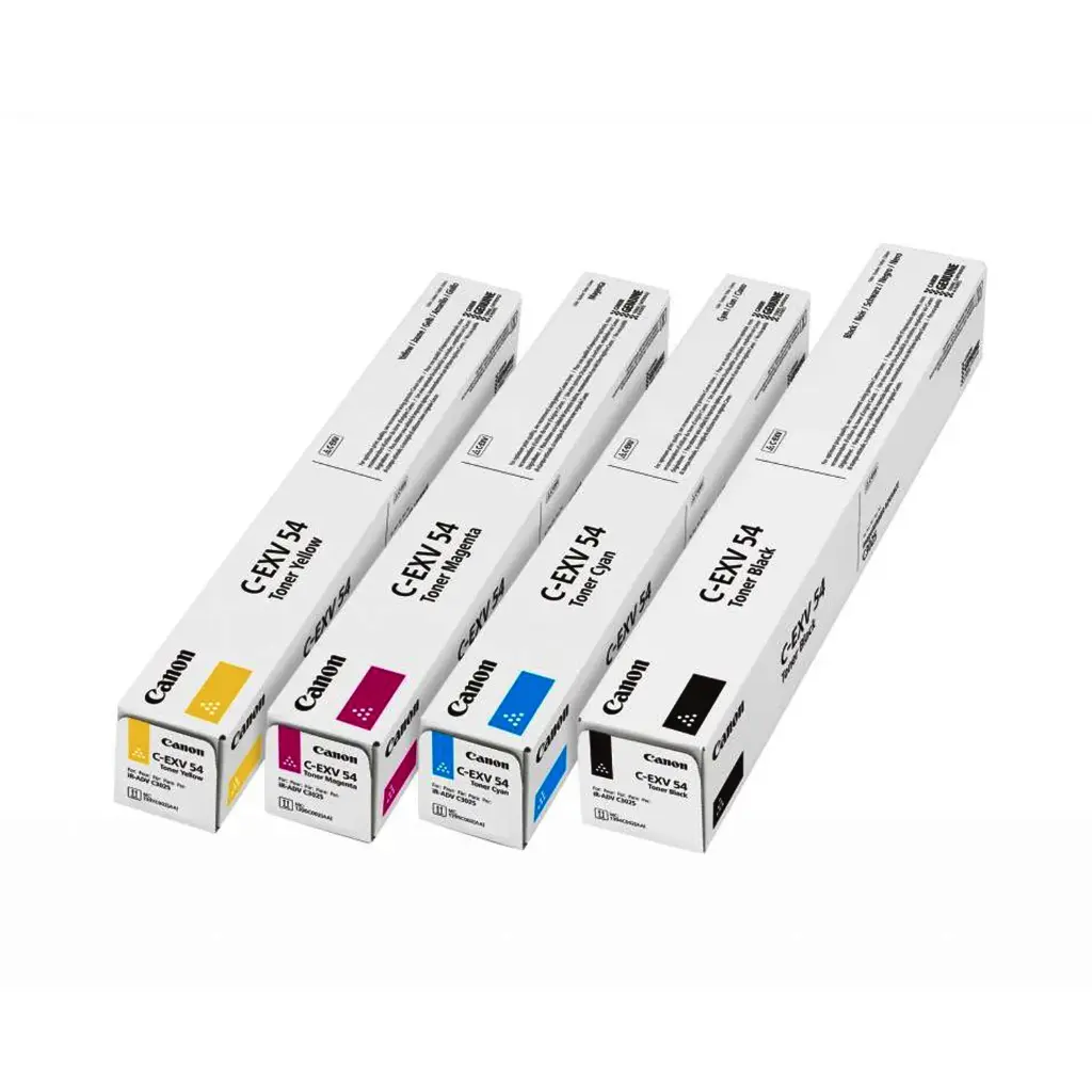 Original Cartridge - Canon C-EXV 54 (Black/ Cyan/ Yellow/ Magenta) 4 Pack