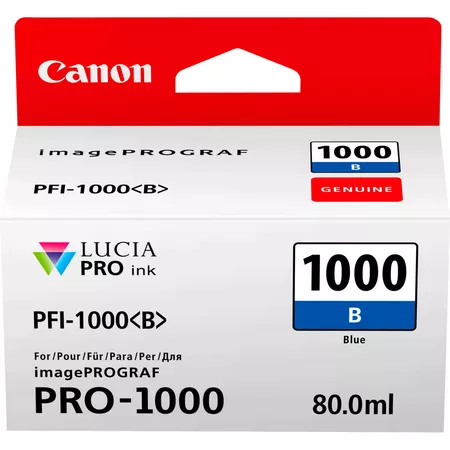 Original Ink Cartridge - Canon PFI-1000B Blue