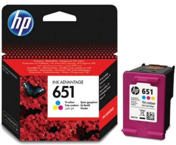 Original Ink Cartridge - HP 651 C2P11AE Tricolor