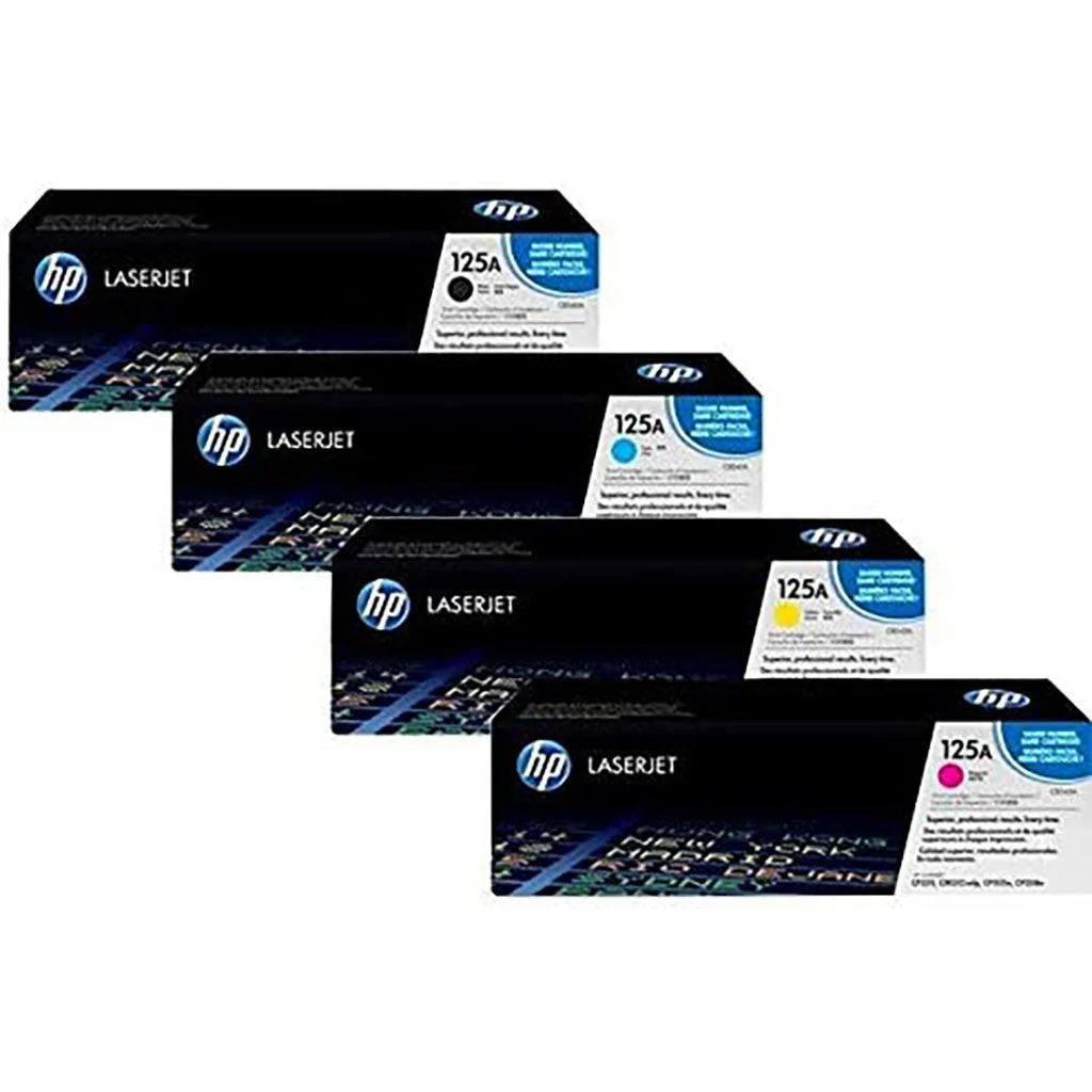 Original Cartridge - HP - 125A (CB540A/ CB541A/ CB542A/ CB543A) 4 Pack