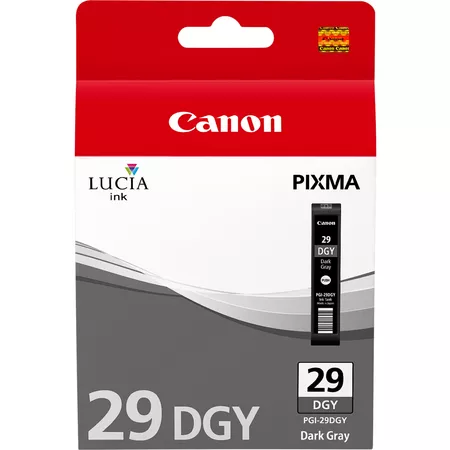 Original Ink Cartridge - Canon PGI-29DGY Dark Grey