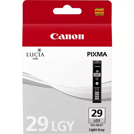 Original Ink Cartridge - Canon PGI-29LGY Light Grey 