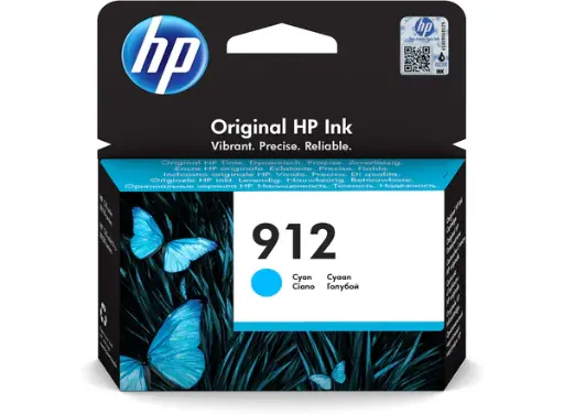 Original Ink Cartridge - HP 912 3YL77AE Cyan