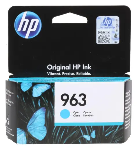 Original Ink Cartridge - HP 963 3JA23AE Cyan