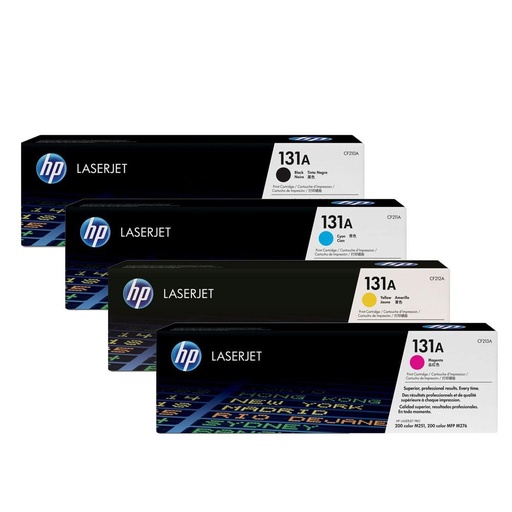 Original Cartridge - HP - 131A (CF210A/ CF211A/ CF212A/ CF213A) 4 Pack