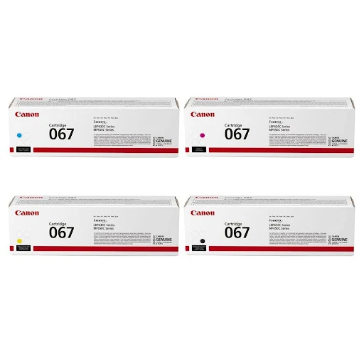 Original Cartridge - Canon 067 (Black/ Cyan/ Yellow/ Magenta) 4 Pack