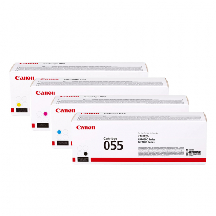 Original Cartridge - Canon 055 (Black/ Cyan/ Yellow/ Magenta) 4 Pack