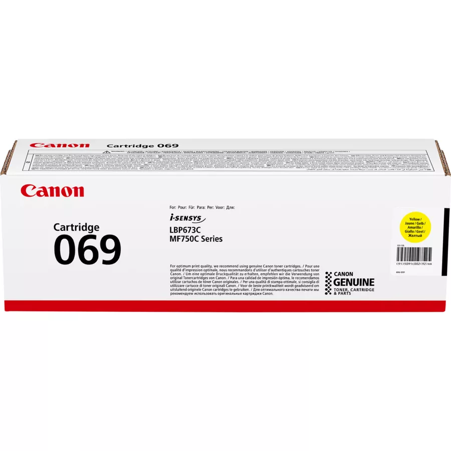 Original Cartridge - Canon 069 Yellow