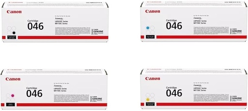 Original Cartridge - Canon 046(Black/ Cyan/ Yellow/ Magenta) 4 Pack